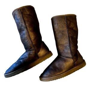 UGG BOOTS Bronze Lined Women's Classic Tall size 8 style F8008C